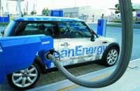 Hydrogen car refuelling