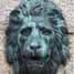Copper lion's head