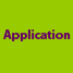 Application text