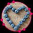 Blueberries in the shape of a heart