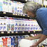 Supermarket shelves