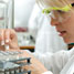 chemist working in lab