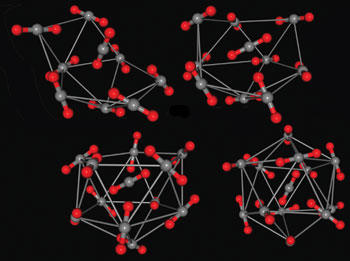 Carbon dioxide clusters cracked by IR