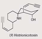 Chemical structure - histrionicotoxin