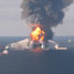 Fire on the Deepwater Horizon oil rig