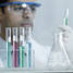Scientist working in lab