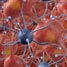 Artist's impression of molecular machines at work