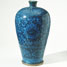 Blue pottery vase