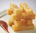 Pommes neuf with a hint of hay