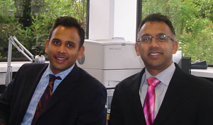 Brothers Sunil and Prashant Shah set up Oxygen Healthcare after working on a website business together