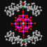 Structure of the porphyrin-polyoxometalate complex