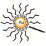 Primer strands attached to a gold nanoparticle