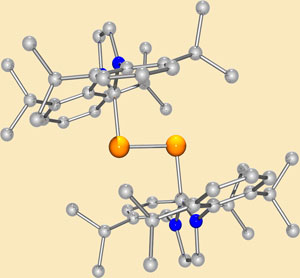 Structure of disilicon (0) compound