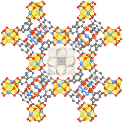 MOF polyoxometalate catalyst