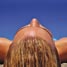 woman sunbathing