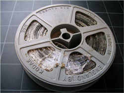 A mouldy film reel © Craig Banks