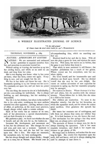 Nature (First Edition)
