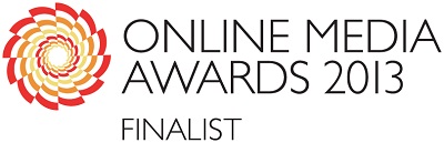 Online Media Awards FINALIST logo