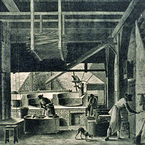 Interior of the De Granaatappel Sugar Refinery, 1802