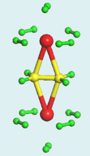 Hydrogen-storage titanium-ethylene compound