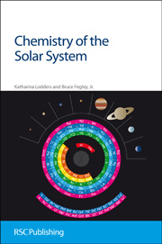Book cover - Chemistry in the solar system