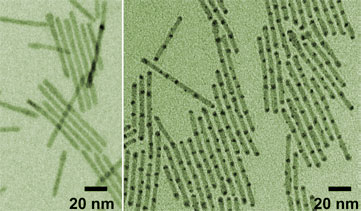 Stripy nanorods