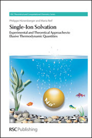 Book cover - Single-ion solvation: experimental and theoretical approaches to elusive thermodynamic quantities