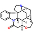 Strychnine molecular formula