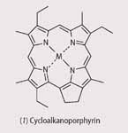 Chemical structure of cycloalkanoporphyrin