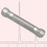 An HPLC column positioned in front of an HPLC spectrum
