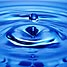Falling liquid drop
