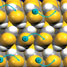 A schematic of the current flow through a semiconductor