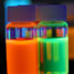 Some fluorescent test tubes