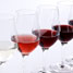 wines in glasses