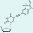 A cyanine dye linked to DNA with an ethynyl linker