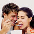 People eating ice cream