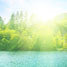 sunlight on water
