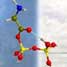 structure of amino acid bonded to interstellar silica dust