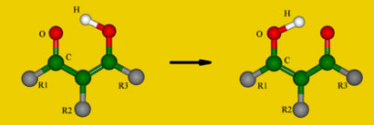 Qubit simulation of malonaldehyde isomerisation