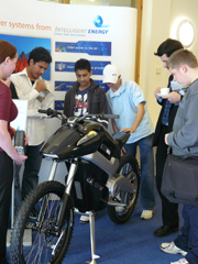 Hybrid-powered motorbike