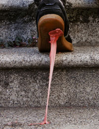 Sticky chewing gum