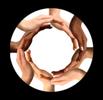 Circle of hands image