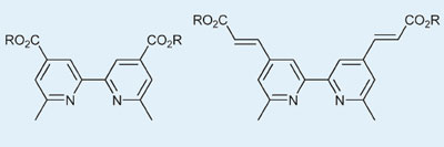 Structure of copper polypyridine complexes
