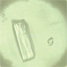 serine crystal inside a pressure cell