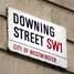 Downing Street sign