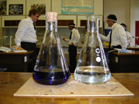 blue bottle reaction