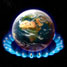 Globe on a gas burner