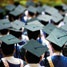 Students wearing mortar boards