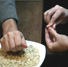 Hands sorting Myrrh