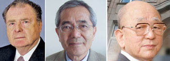 Nobel 2010 winners Heck, Negishi and Suzuki